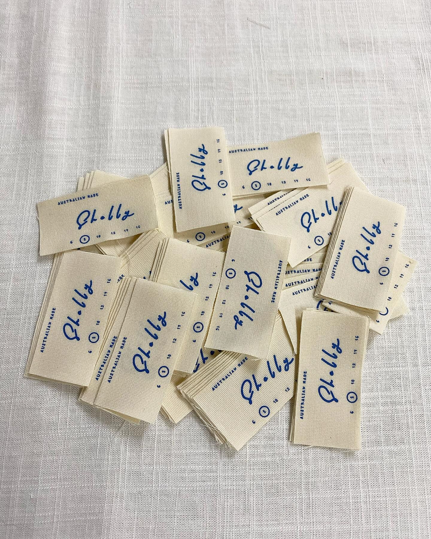 Satin Printed Label with smooth texture